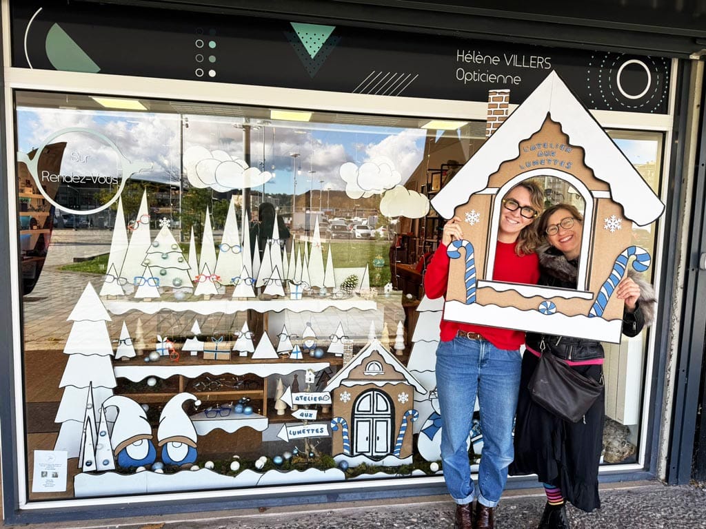Vitrine Noël 2025 - Atelier aux Lunettes - Sotteville les Rouen - IMG-03